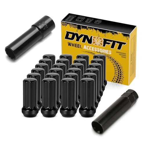 Dynofit 14x1.5 7 Spline Lug Nuts and 10 Spline Lug Nut Socket Key Replace for Bimecc TA20-1/2