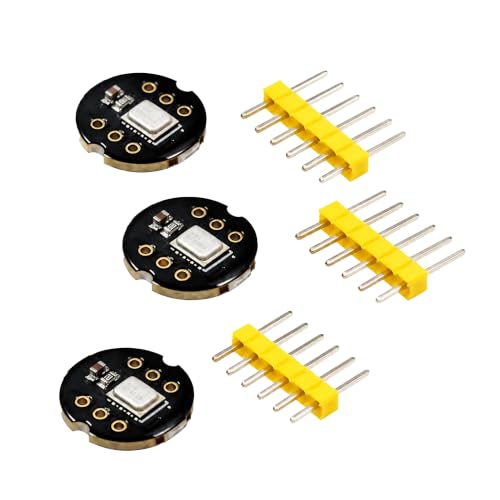 Inmp441 Omnidirectional Microphone Module 24-bit i2s Pack of 3 | Digital audio sound sensor module with resolution, high sensitivity, compatible with ESP32 and embedded systems