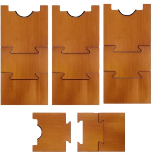 4 Packs Bamboo Couch Wall Spacer, Adjustable Couch Stopper for Furniture