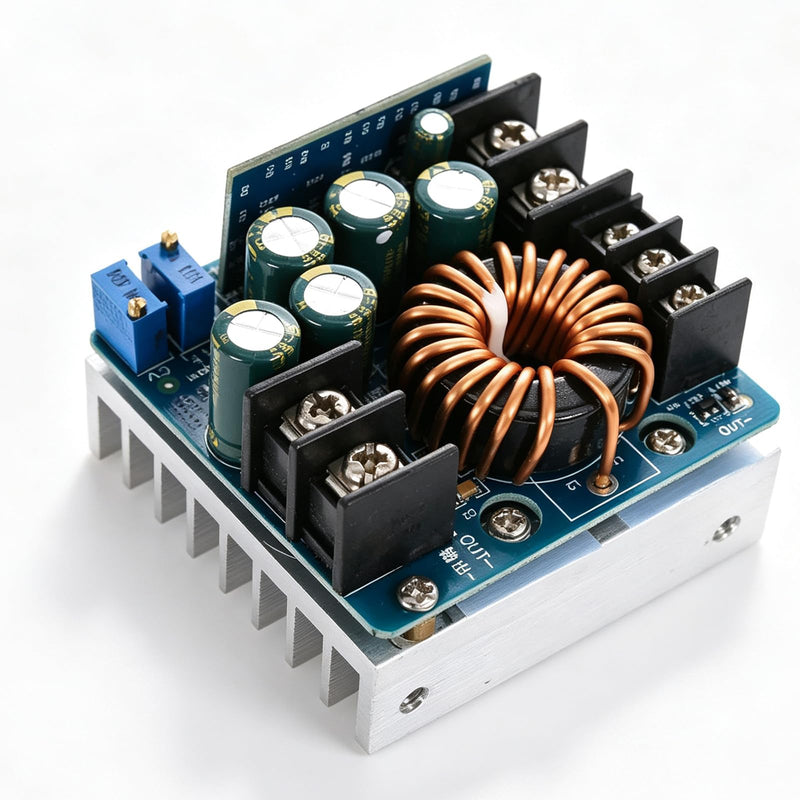High Power Step Down Converter 400W: Operating and CC Display DC-DC Buck Converter, Voltage and Current Control Adjustable CV/CC Regulator, 0-45V Output Voltage, for Electronics