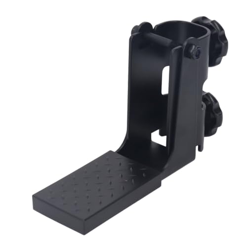 Spade and Fork Digging Assistor, Carbon Steel Soil Loosening Pedal Attachment, 1.77 in Clamp for Garden Fork or Shovel