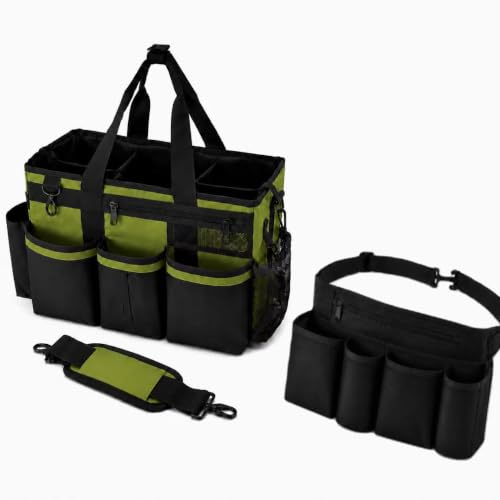 Wearable Cleaning Caddy Bag with Tool Belt Set, 600D Durable Fabric