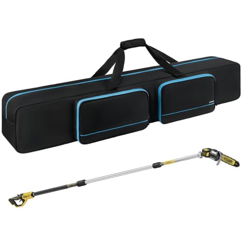 Pole Saw Carrying Case Fits for Dewalt/EGO Power+/Worx/Greenworks Chainsaw Black & Blue