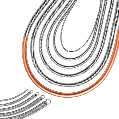 Copper Tubing Bender Set, 6 Internal Bending Springs, 43 in, 1/4-3/4 in OD