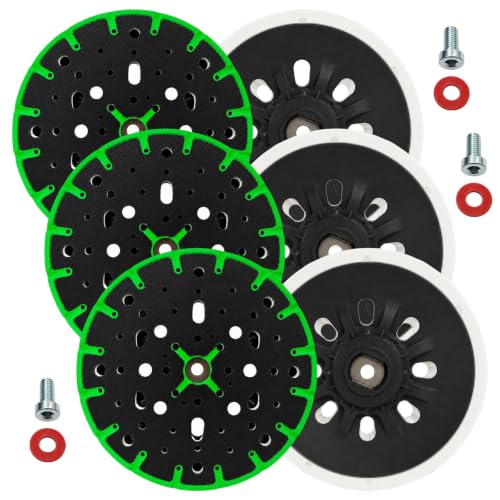 2026 Upgraded 3-Pack 6" Sander Pad 202458 Compatible Festool ETS 150