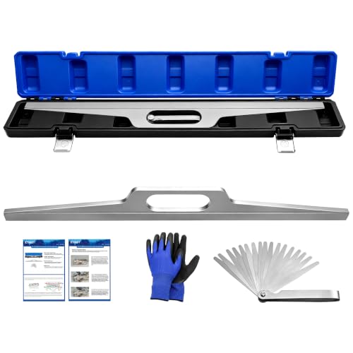 24 Inch Machinist Precision Aluminum Straight Edge Tool Blue