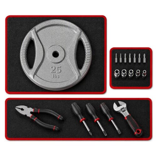 Magnetic Tool Mat for Mechanics Car Flexible Holder 3 Size Magnet Pad Set