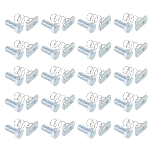 Bitray 1/2" x 15/16" Bolt Kit All 1-5/8" Strut Channel for Strut Passages 1/2" x 15/16" 20