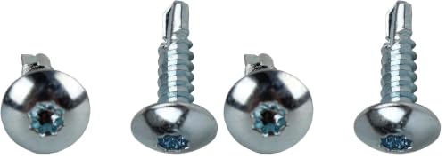Trailer Exterior Self Tapping Screws (150pcs)#10 x 3/4'' Enclosed Car Hauler Self Tapping Screws/Self Tapping Sheet Metal Screws-Silver (Pack of 2) 0.75 inches (Pack of 2)
