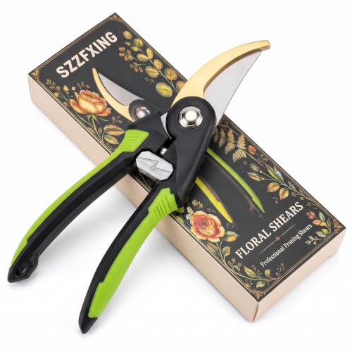 Pruning Shears 8.6 inch SK5 Steel Garden Scissors