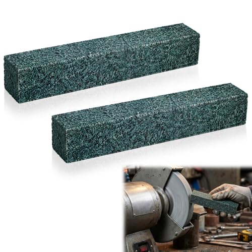 2 Pack 20 Grit Silicon Carbide Grinding Block, Concrete Stone