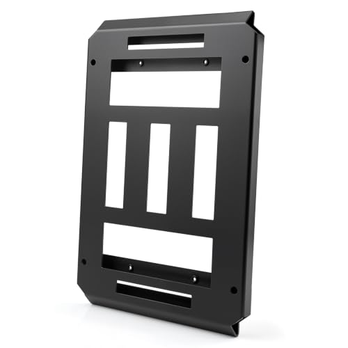 Mounting Plate Compatible with Klein MODbox Toolbox, Wall & Truck Mount Base.Heavy-Duty Steel Construction, Secure Toolbox Storage, Ideal for Workshops, Garages & Job Sites Half Size