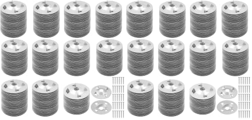 320 Pcs Fastener Kit with 1-1/8 Inch Stainless Steel Washers and Galvanized Steel Screws Hardware Installation Board Set for Fixing Fastening (Pack of 2) 1.13 inches (Pack of 2)