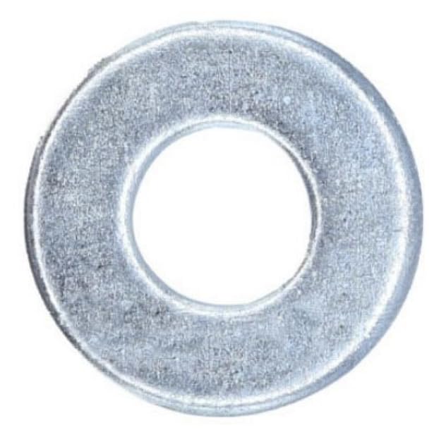 1/2 Inch USS Flat Cut Washers Zinc Plated Steel, 100 Pack - 40340J