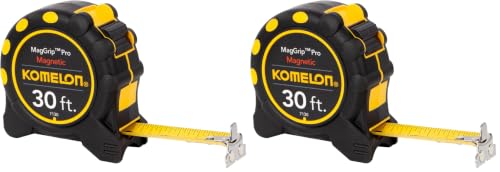 Komelon 7130 Monster Maggrip 30' Measuring Tape with Magnetic End (Pack of 2) 9.1 m (Pack of 2)