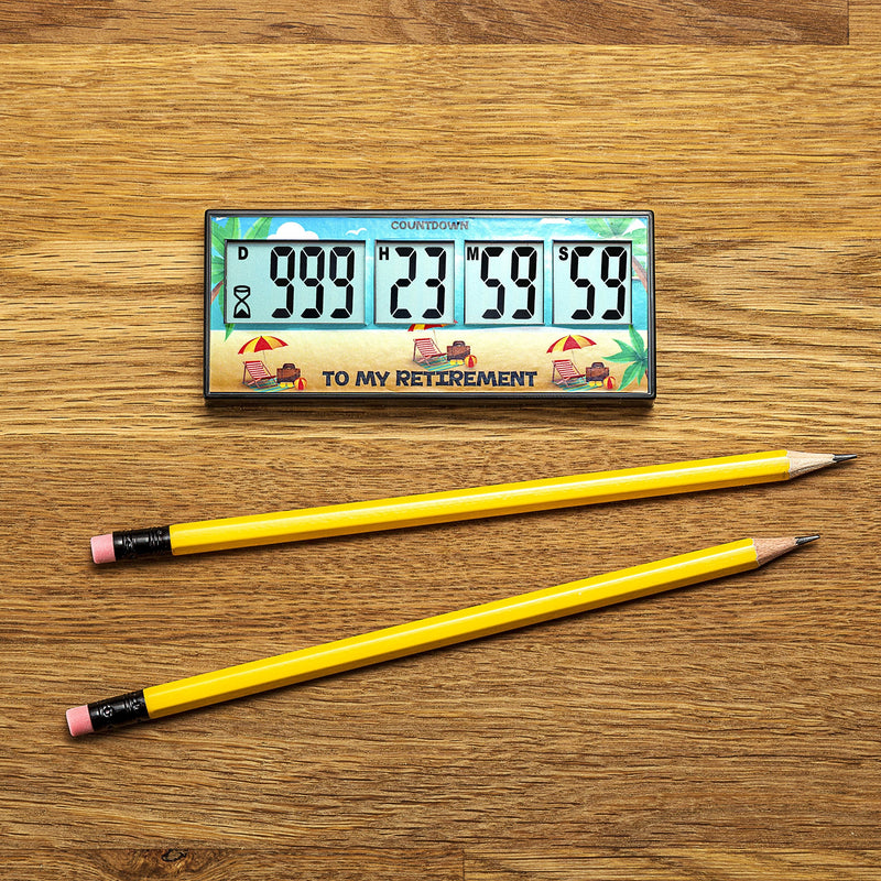 Retirement Timer up to 999 Days, Countdown and Alarm by Cirbic (Retirement) Retirement