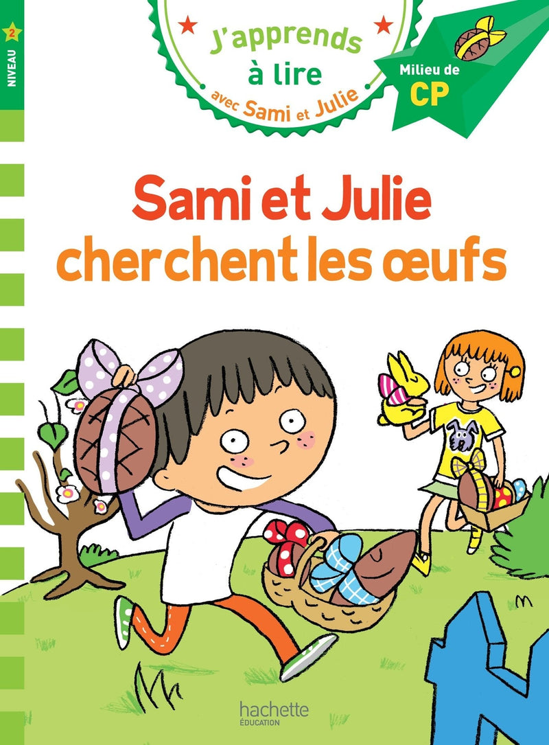 CP Level 2/Sami and Julie cherchent les oeufs: Milieu de CP, level 2