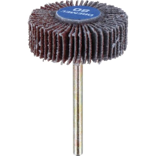 Dremel 2615050232 9.5 mm 80 Grit Flap Wheel - Silver 502 - 9.5 mm