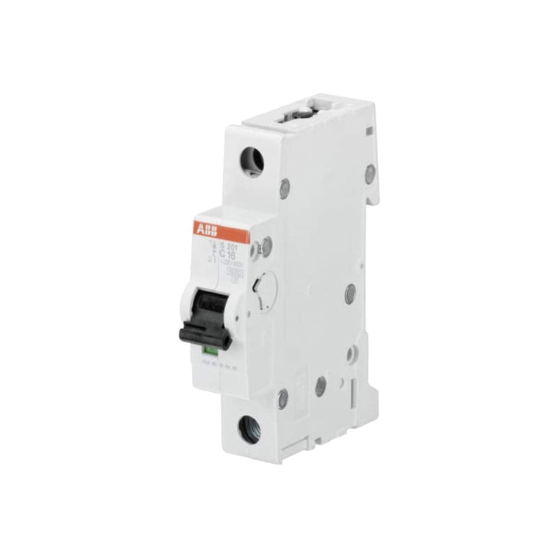 ABB S200 MCB circuit breaker type C, 1-pole 10A 230V System Pro M Compact DIN rail mounting Estándar