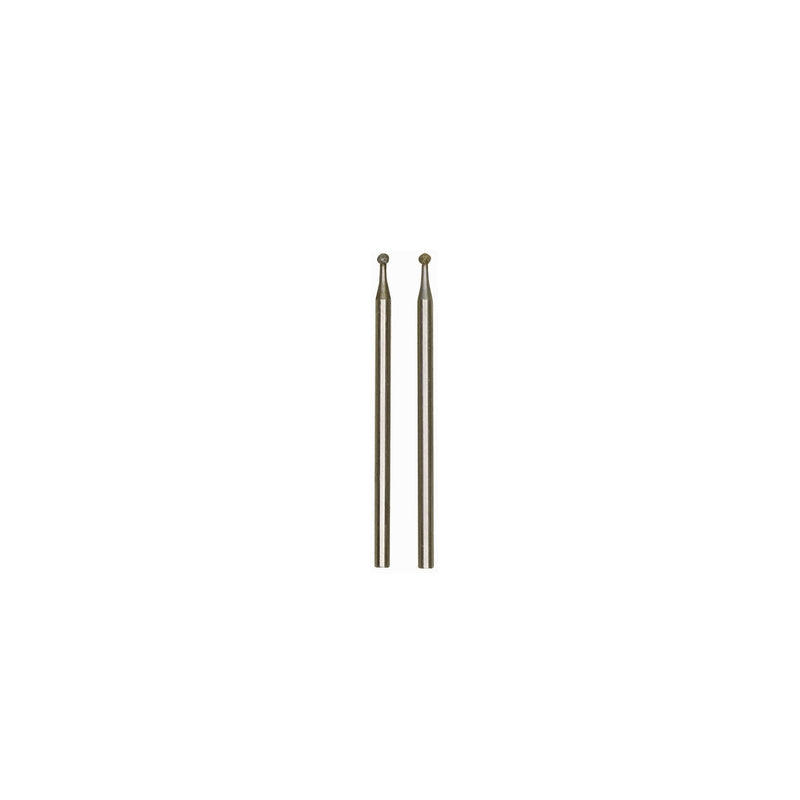 PROXXON 28222 diamond grinding points shape ball 1.8mm 2 pieces/pack
