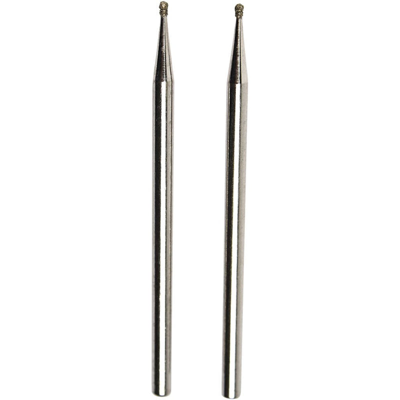 PROXXON 28212 diamond grinding points shape ball 1.0 mm 2 pieces/pack