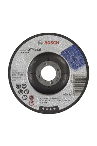 Bosch 1 x PRO Metal Longlife Cutting Disc for Small Angle Grinders and 22.23 mm Bore (for Steel, Diameter 125 mm, Professional Accessories Small Angle Grinder) 125 x 2.5 mm