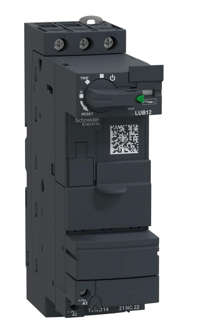 Schneider Electric | LUB12 - basic device for direct starter, motor starter TeSys U, 12A, with screw terminals - 45 x 154 x 126 mm