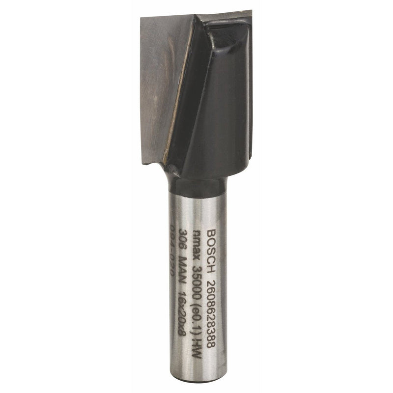 Bosch Accessories Bosch Professional Groove Cutter Standard for Wood (for wood, Ø 16 mm, working length 20 mm, accessories hand router) 8 mm L 19.58 mm