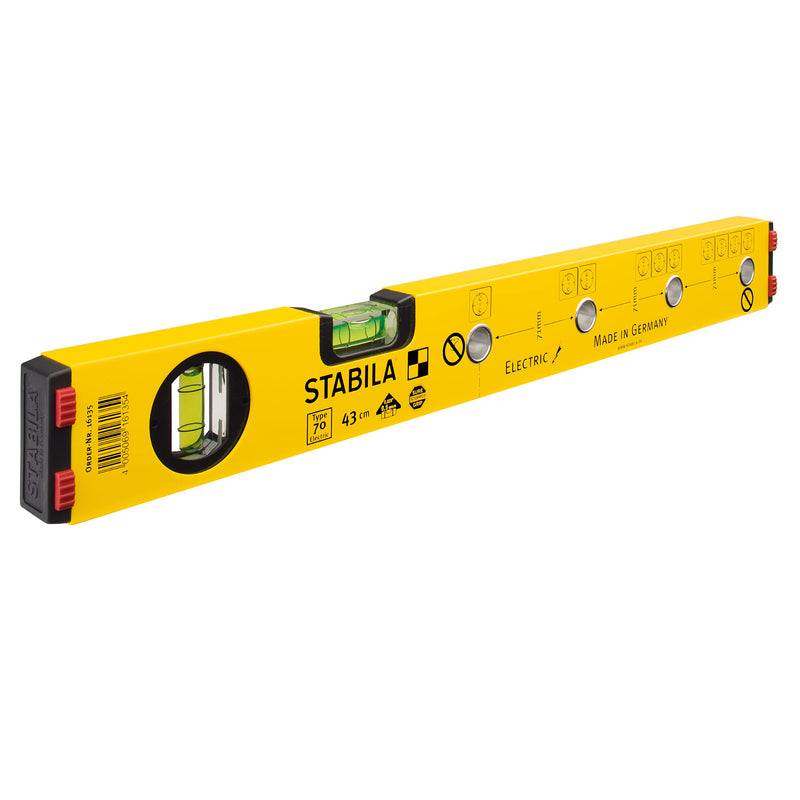 Stabila Type 70 Electric and Pocket Electric Spirit Level, WSTE70043 43 cm