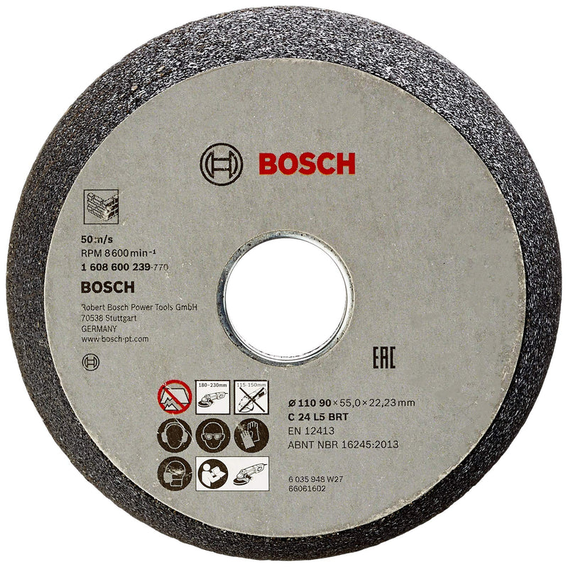 Bosch Professional Accessories 1608600239 Cup wheel, conical 90 mm, 110 mm, 55 mm, 24