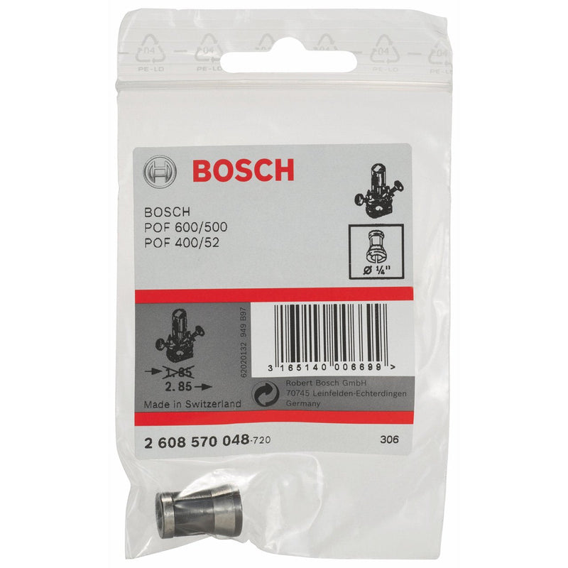 Bosch Accessories Bosch Professional Accessories 2608570048 Collet without clamping nut 0.6 cm (0.25 inch)