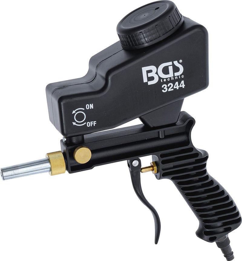BGS 3244 | Compressed air sandblasting gun | 5mm steel tip | ABS housing sandblasting gun