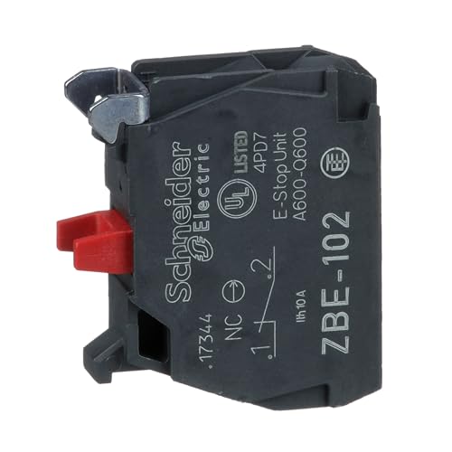 Schneider Electric, ZBE102 Auxiliary Switch Block, ZBE 22 mm, 1Ö