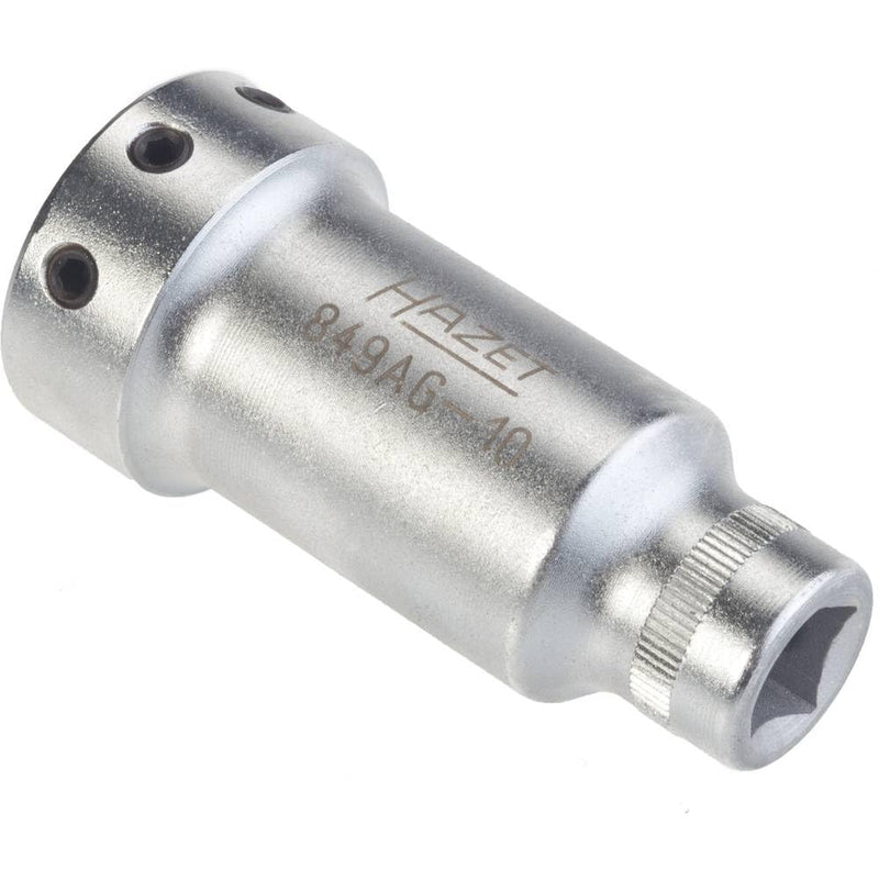 Hazet 849AG-10 Holder 3/8 Inch (10 mm) Square, Length 68 mm | Drive 3/8 inch (10 mm) square hollow, length 68 mm, 141 g, length: 68 mm, 3/8 inch (10 mm) square