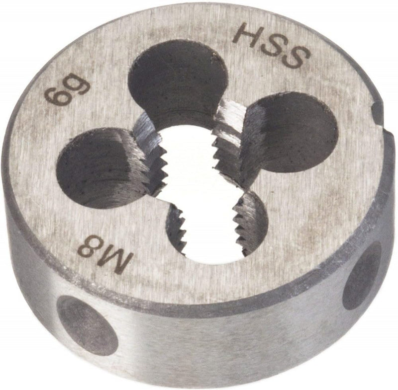 HAZET 849AG-M8 Die - Multi-Colour | 23 g, thread M 8 x 1.25, drive 270160 thread cutter, 270140 screw extractor, nut sprinkler, thread repair, M8