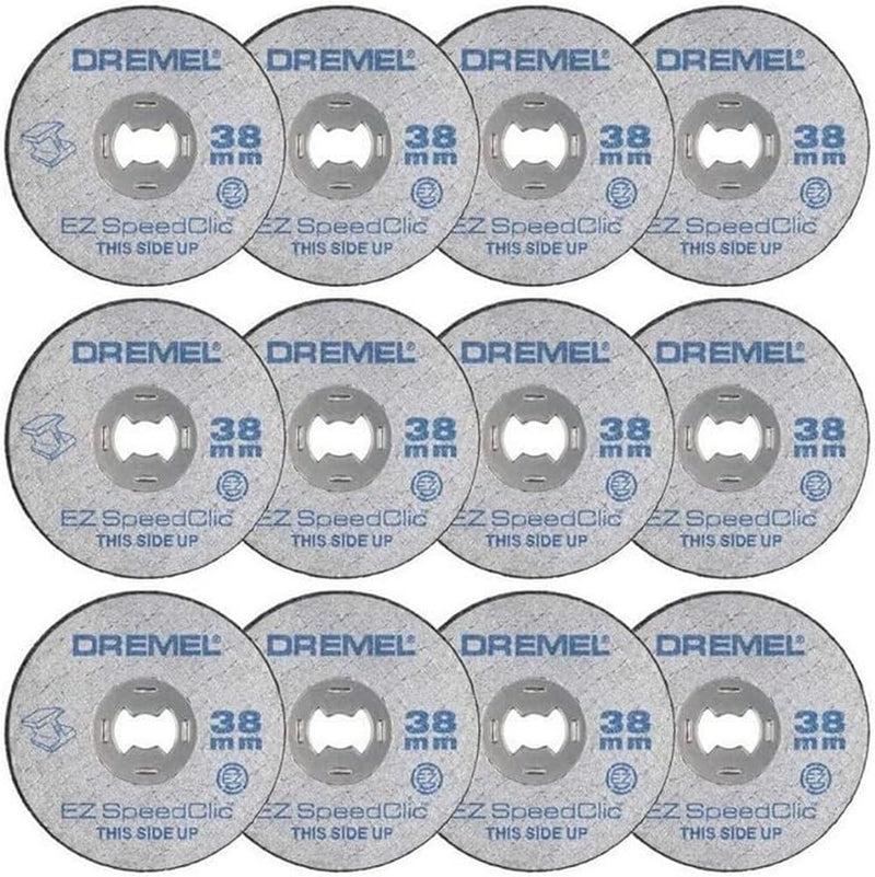 Dremel SpeedClic SC456B metal cutting discs, accessory set with 12 cutting discs for cutting metal pipes, hardened steel, copper, drywall panels and much more Dremel SpeedClic SC456B Single