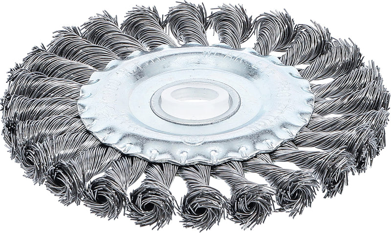 BGS 3986 | Disc brush / plaited round brush | Ø 125 mm | Bore 22.2mm