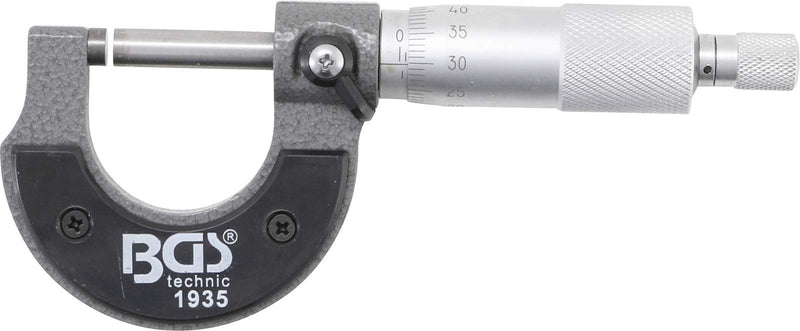 BGS 1935 | Micrometer | Accuracy 0.01mm | 0-25mm