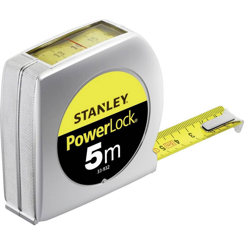 Stanley 033932 Powerlock Tape 5m Top Reader silver 1 - Pack