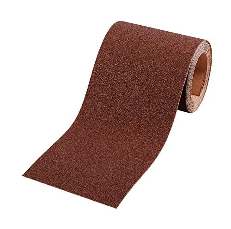 kwb sandpaper roll K-120, 93 mm x 5 m, for metal and wood, corundum, suitable for hand and orbital sander sanding roll