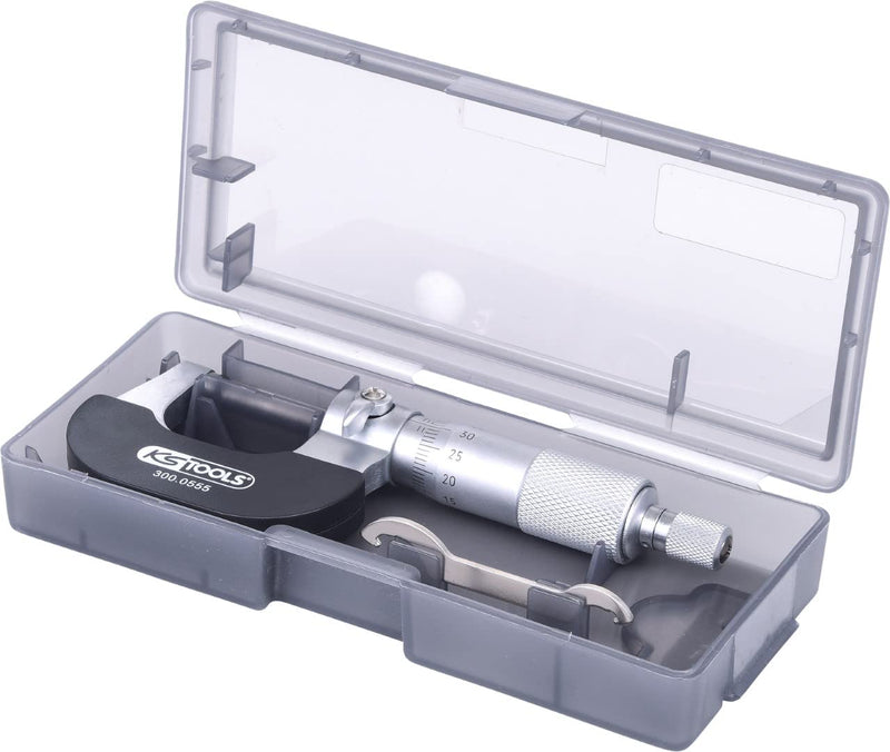 KS Tools 300.0555 outside micrometer, 0-25mm 0-25 mm