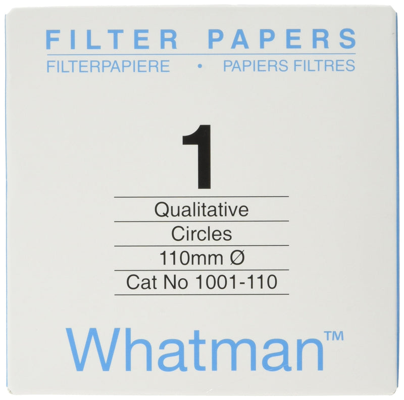 Filter paper Whatman qualitative filter standard, grade 1, 100 pieces