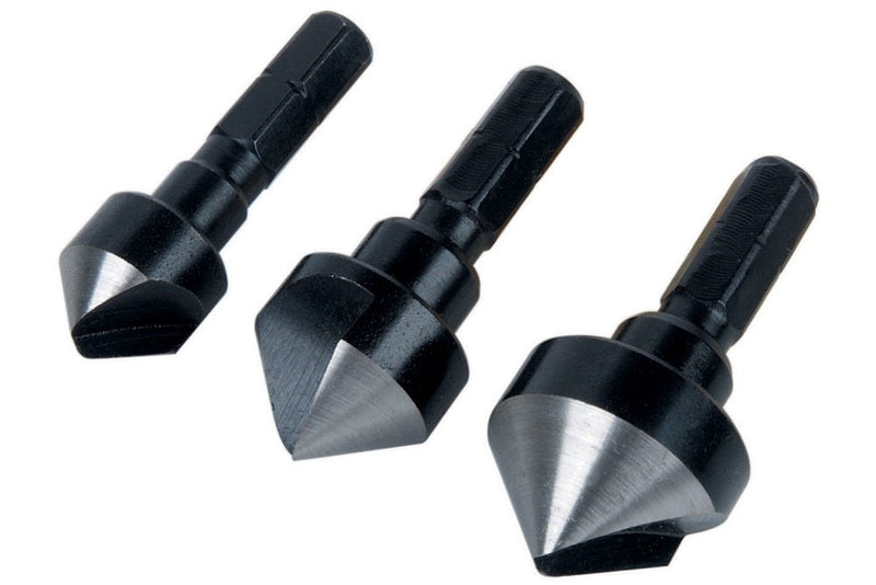 wolfcraft 3 pcs. Countersink set WS I 2584000 I ø12,16,19mm set 3-piece, ø12,16,19mm
