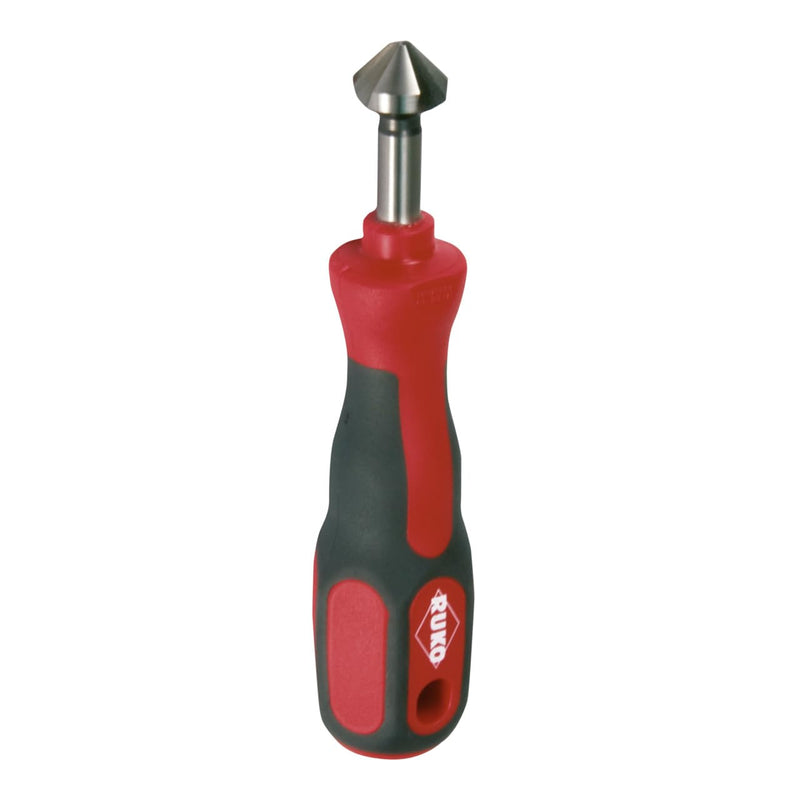 RUKO Hand Deburring Countersink HSS Precision Tool for Deburring and Countersinking Drill Holes Diameter 12.4 mm
