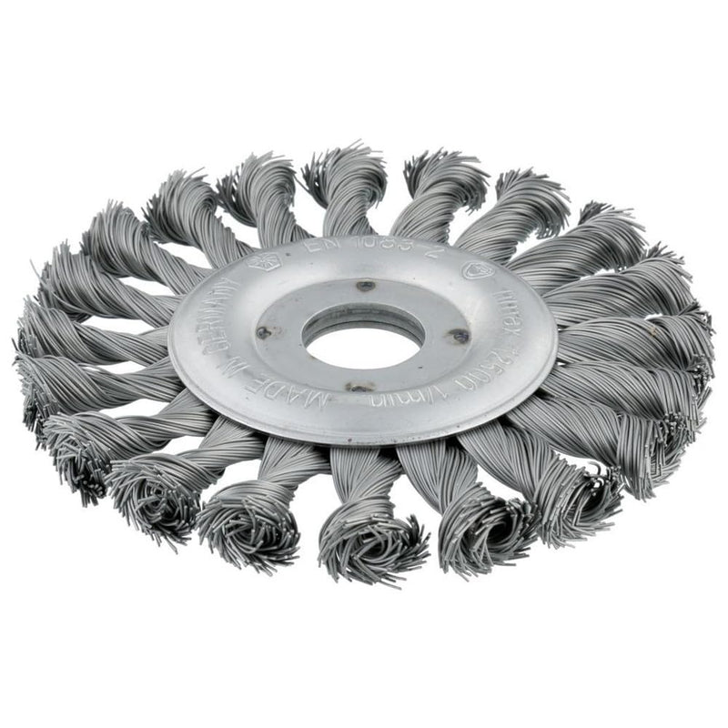 Osborn round brush steel. 125x13mm braided