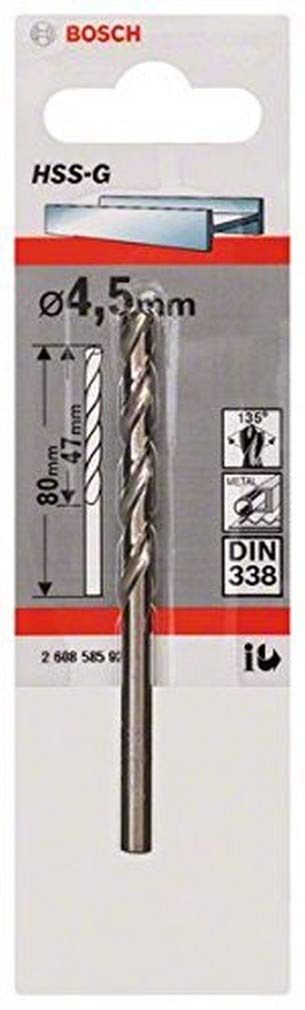 Bosch Accessories Bosch Professional metal drill HSS-G ground (Ø 4.5 mm) Ø 4.5 mm