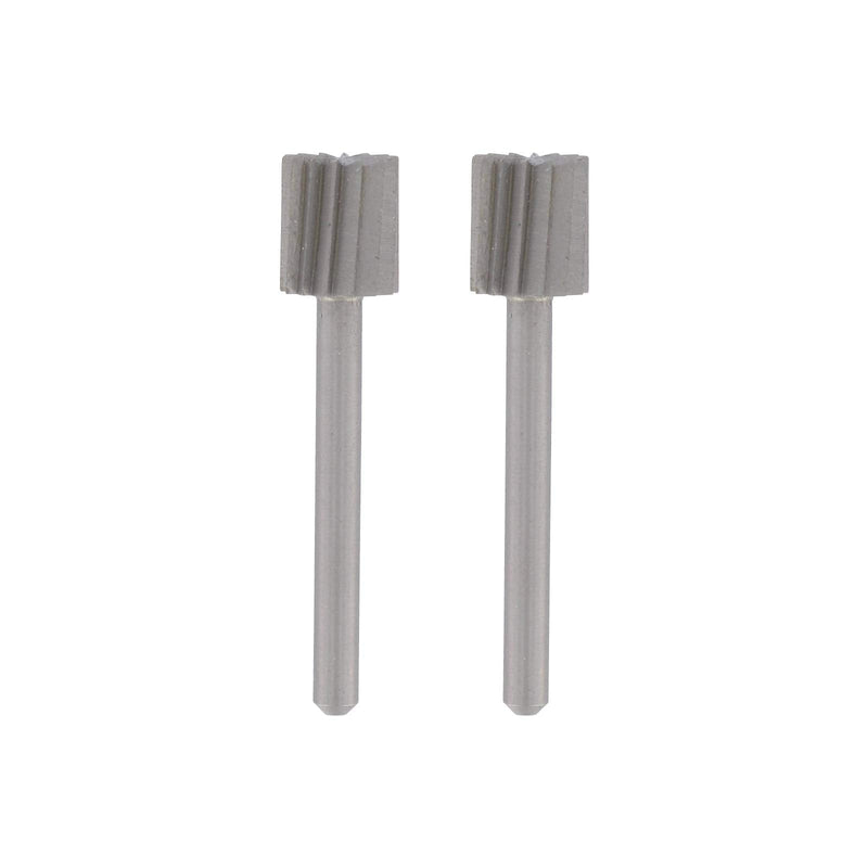 Dremel 115 high-speed milling cutter - accessory set for multifunctional tool with 2 milling cutters Ø 7.8 mm for shaping, hollowing, joints, slots and conical drilling in soft metal, plastic, wood Dremel 115