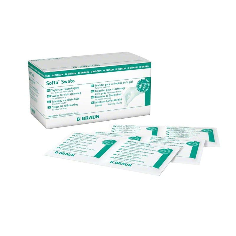 B. Braun Softa Swabs cleaning swabs/alcohol swabs, 100 pieces