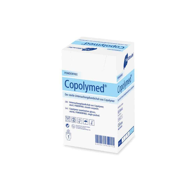 Meditrade 8092L Copolyme Sterile Examination Gloves Individually Wrapped, Sterile, Powder-Free, Size Large (Pack of 100)