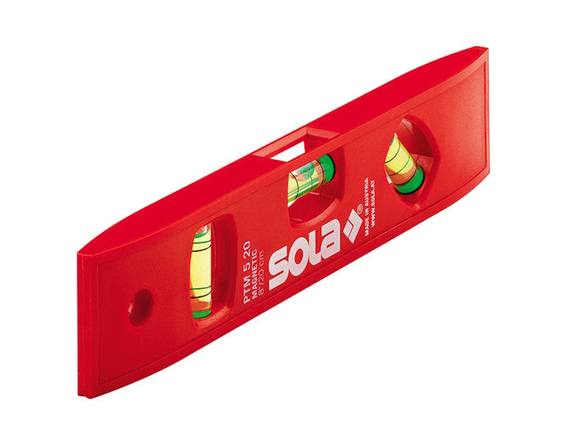 SOLA torpedo spirit level PTM 5 with magnetic strip